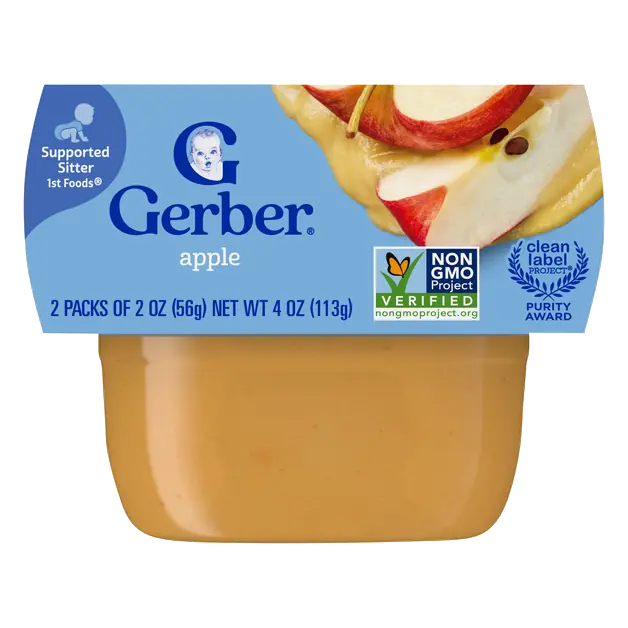 Natural 1st Baby Food Apples - 2 ct