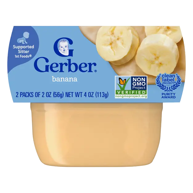 Natural 1st Baby Food Banana - 2 ct