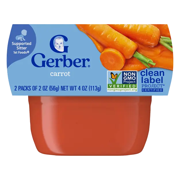 Natural 1st Baby Food Carrot - 2 ct