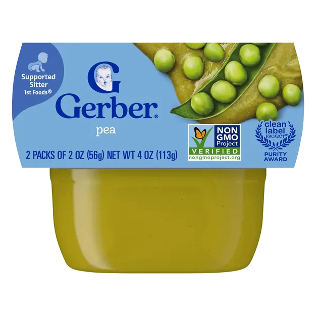 Natural 1st Baby Food Pea - 2 ct