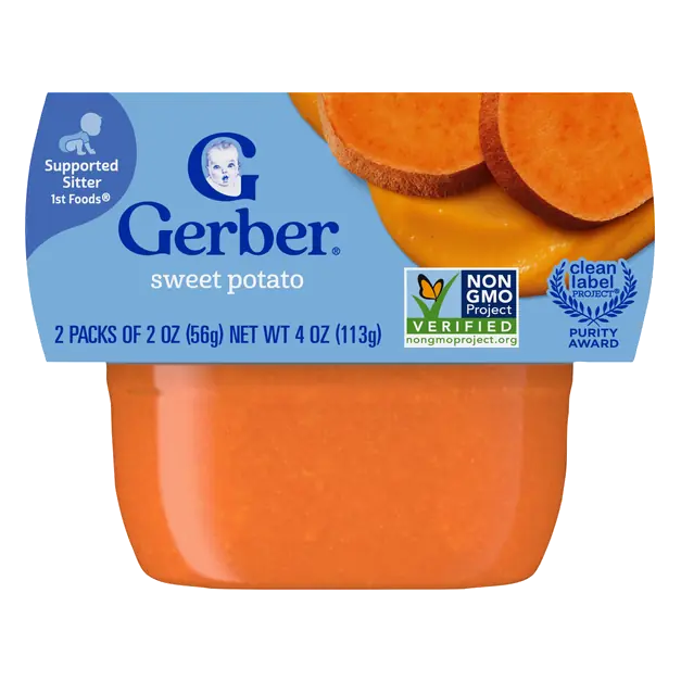 Natural 1st Baby Food Sweet Potato - 2 ct