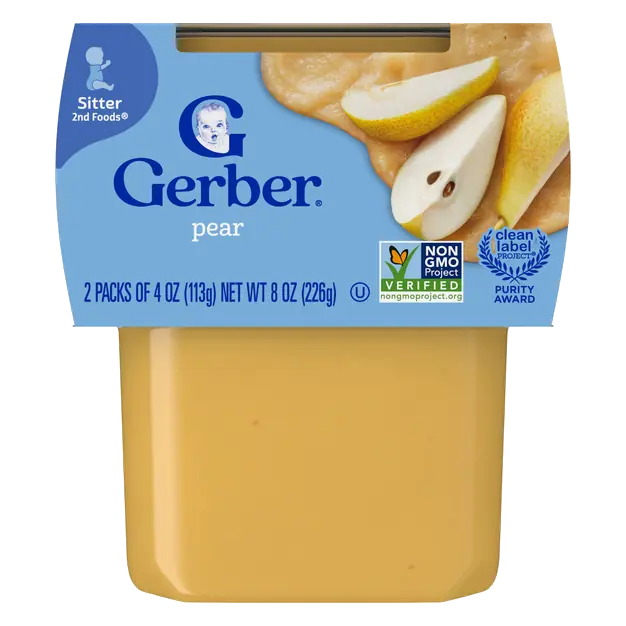 Natural 2nd Baby Food Pear - 2 ct
