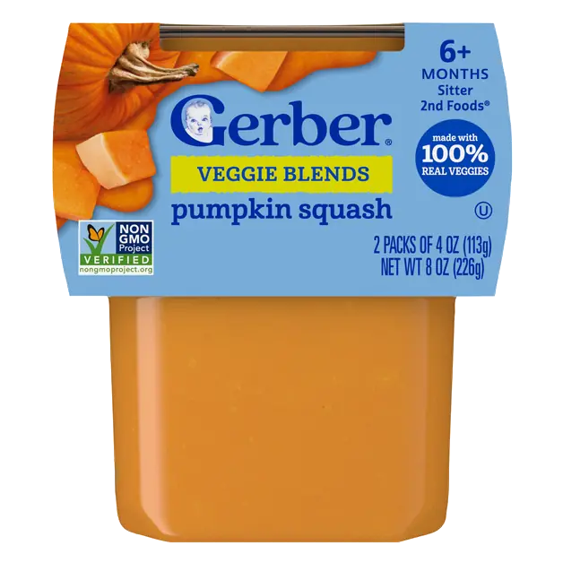Natural 2nd Baby Food Pumpkin - 2 ct