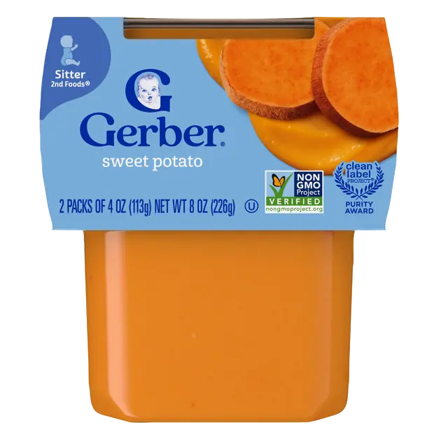 Natural 2nd Baby Food Sweet Potato - 2 ct
