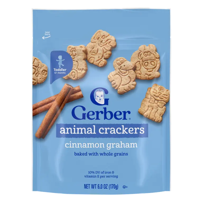 SNACK FOR TODDLER Animal Cinnamon Graham Crackers