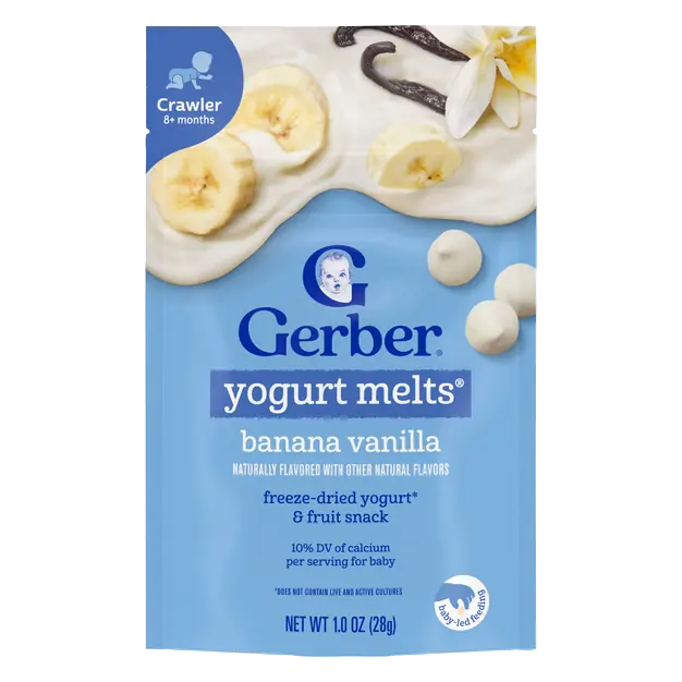 Snacks Baby Banana Vanilla Yogurt Melts 8+ Months
