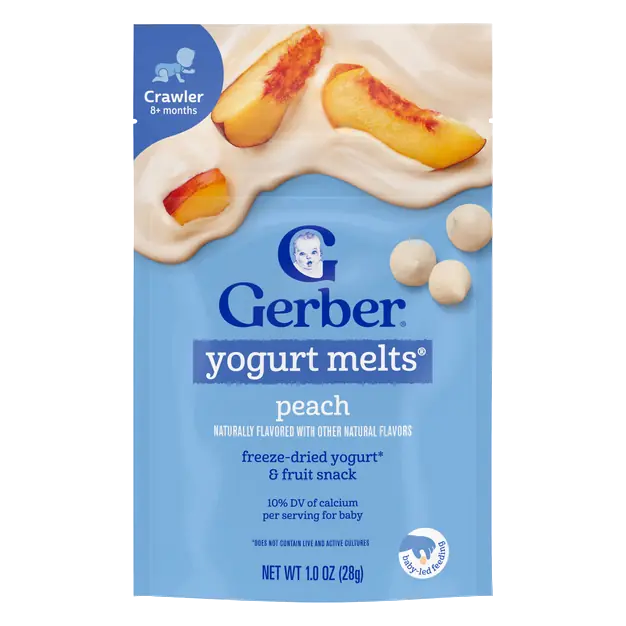 Snacks Baby Peach Yogurt Melts 8+ Months