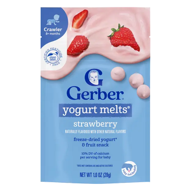 Snacks Baby Strawberry Yogurt Melts 8+ Months