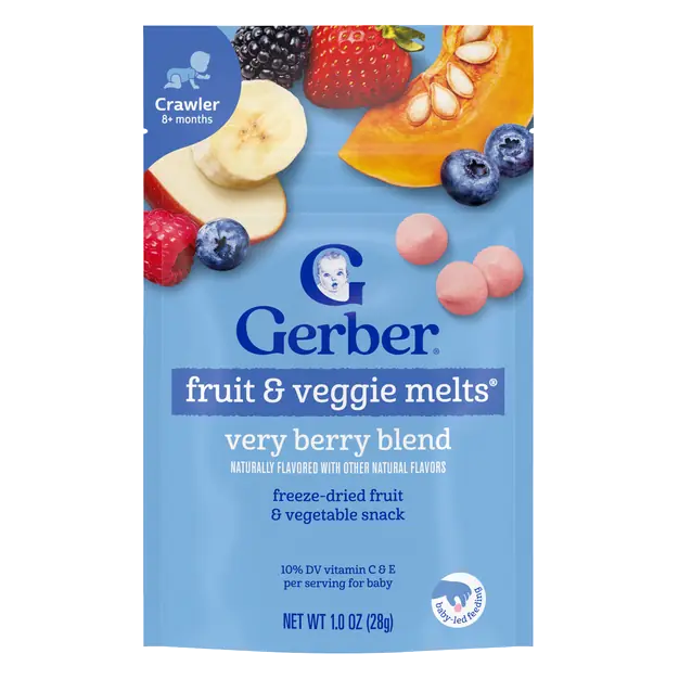 Snacks Baby Very Berry Blend Fruit & Veggie Melts