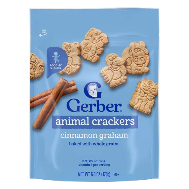 Snacks Toddler Cinnamon Graham Animal Crackers