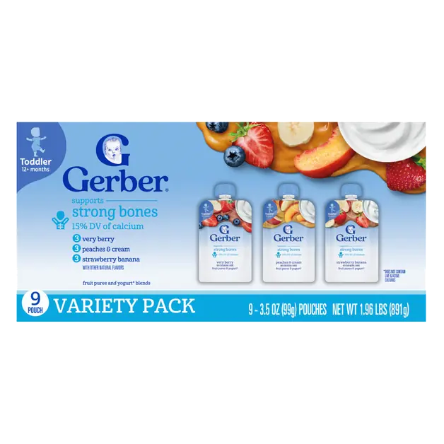 Snacks Toddler Fruit & Yogurt Favorites Variety Pack - 9 ct