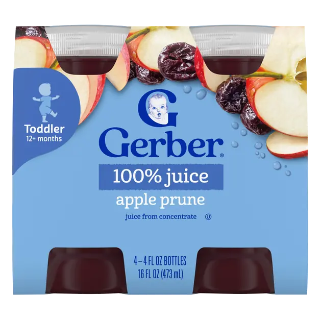 Toddler Apple Prune Juice - 4 pk