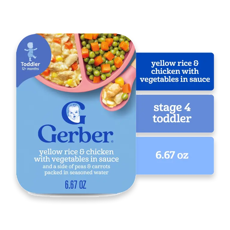 Toddler Food Yellow Rice & Chicken Mealtime for Toddler