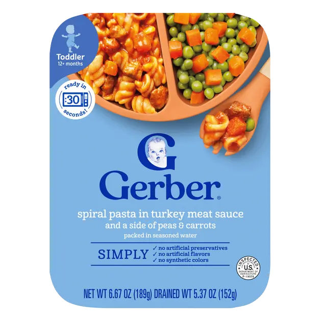 Toddler Pasta In Turkey Meat Sauce
