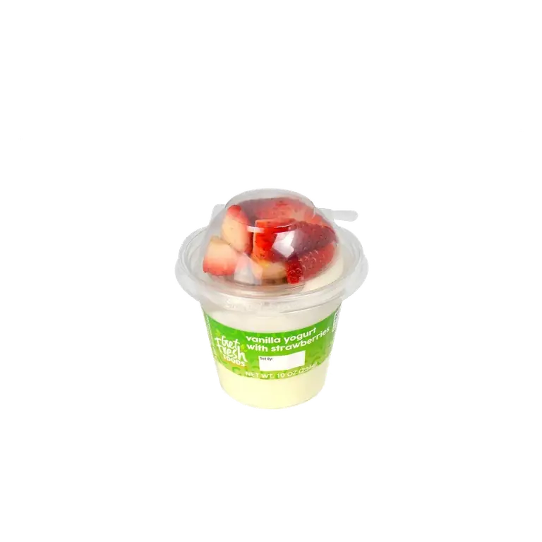 Get Fresh Vanilla Yogurt with Strawberries, 10oz