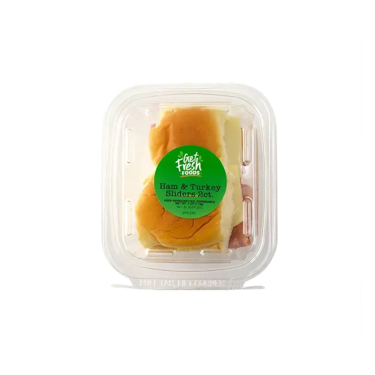 Get Ham & Turkey Sliders, 4oz/2ct
