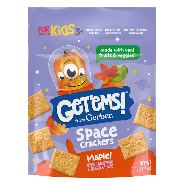 from Gerber Maple Space Crackers