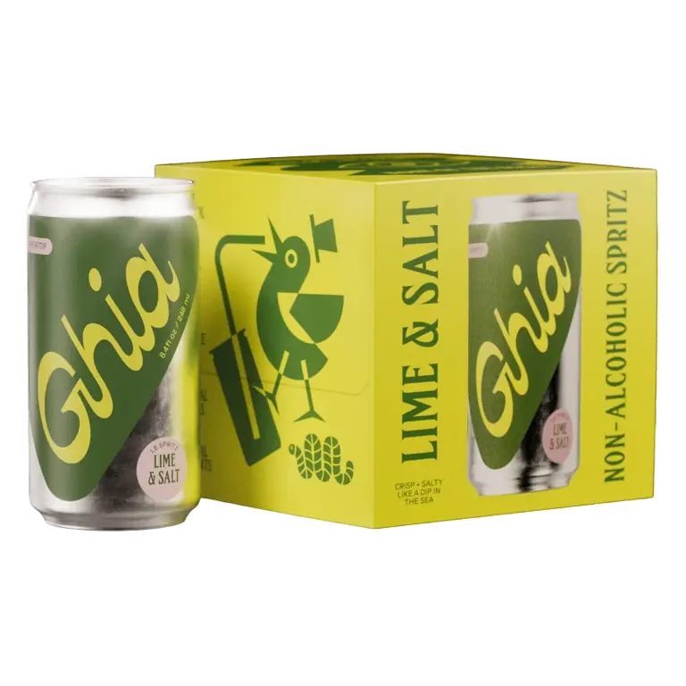 Ghia Non-Alcoholic Le Spritz Lime & Salt, 4pk/8.4 fl oz Cans