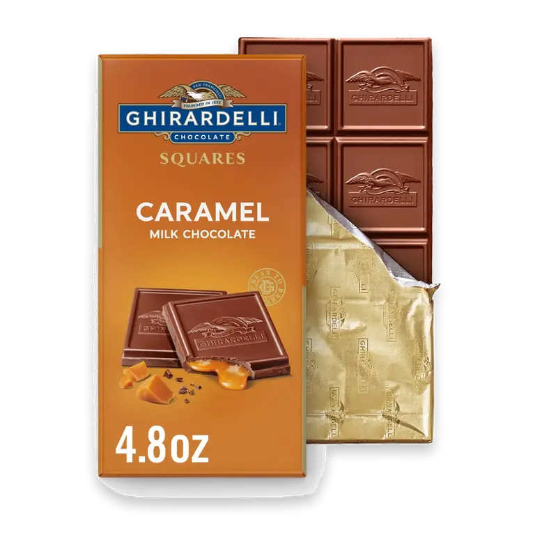 Caramel Milk Chocolate Squares Bar