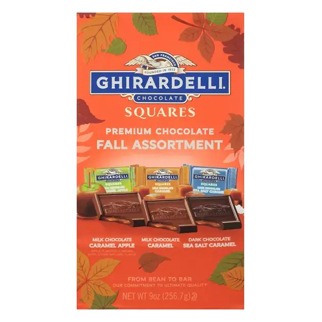 Chocolate, Premium, Fall Assortment, Squares
