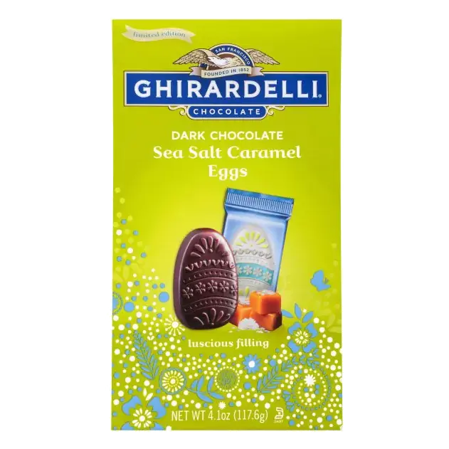 Dark Chocolate Eggs, Sea Salt Caramel