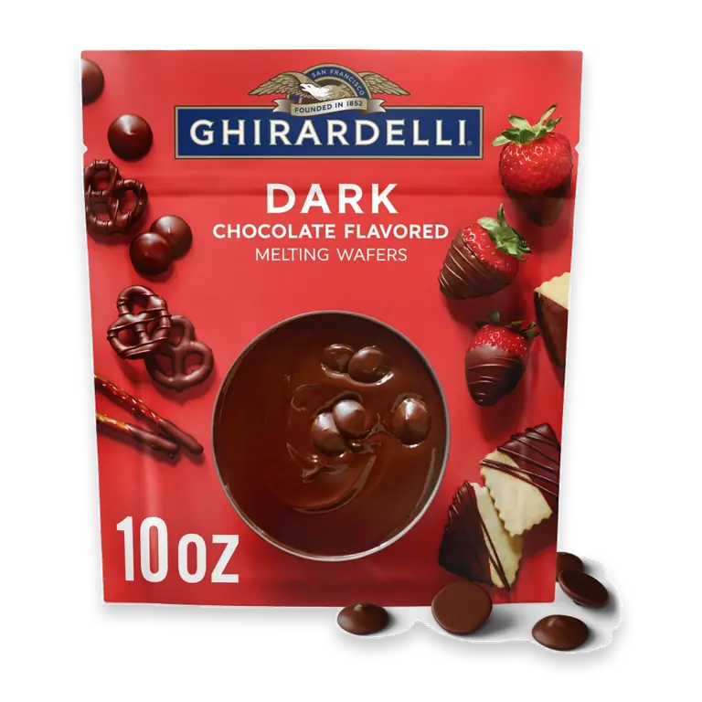 Dark Chocolate Flavored Melting Wafers