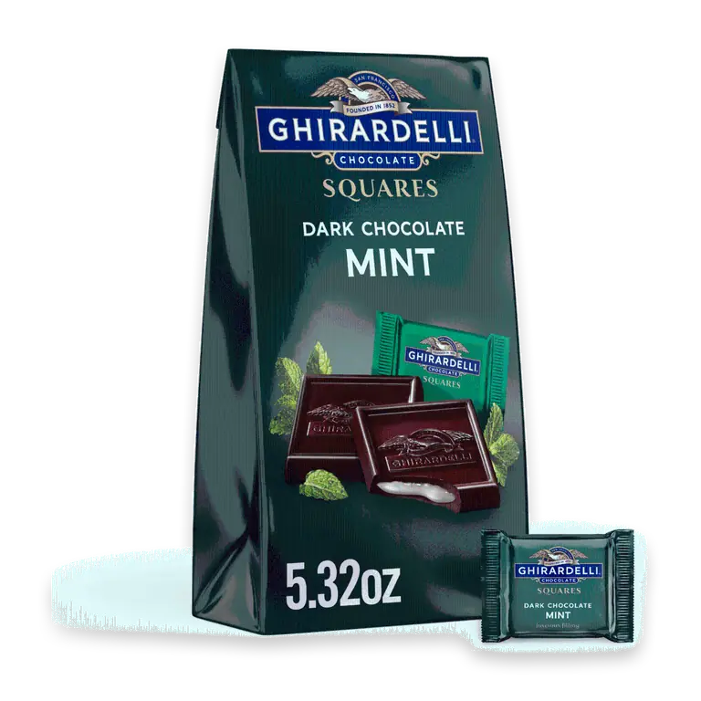 Dark Chocolate Mint Squares