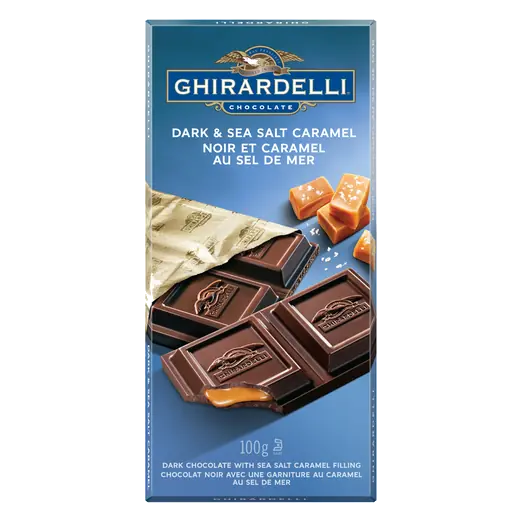 Chocolate Bar Dark & Sea Salt Caramel 100 g