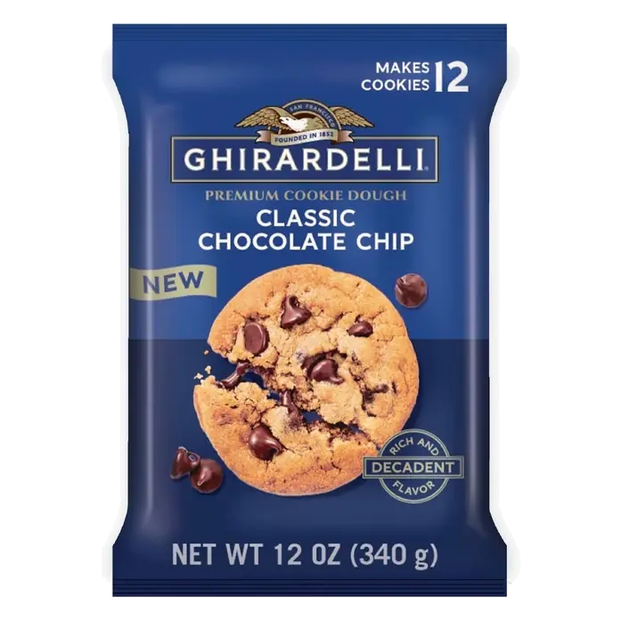 Ghirardelli Premium Chocolate Chip Cookie Dough, 12oz
