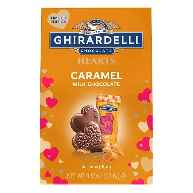 Hearts Caramel Milk Chocolate