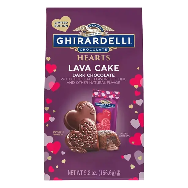 Hearts Lava Cake Dark Chocolate