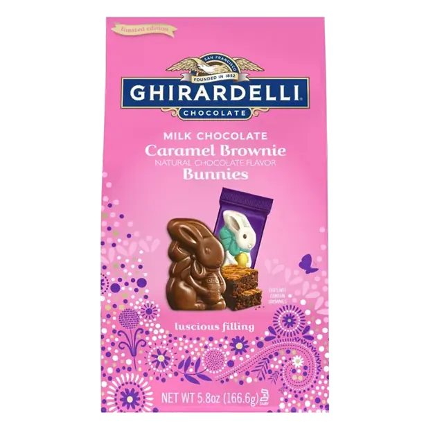 Milk Chocolate, Caramel Brownie, Bunnies