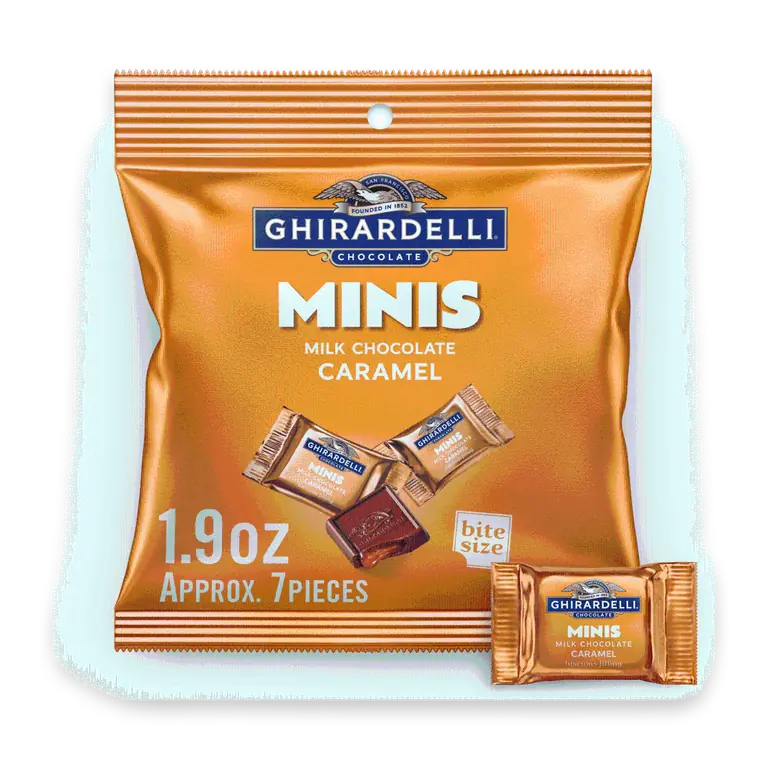 Milk Chocolate Caramel Minis Candy Bag