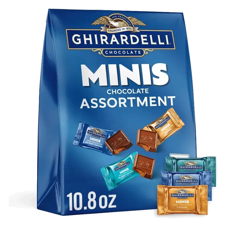 Ghirardelli Mini Square Chocolate Assortment - XL Bag - 10.8oz