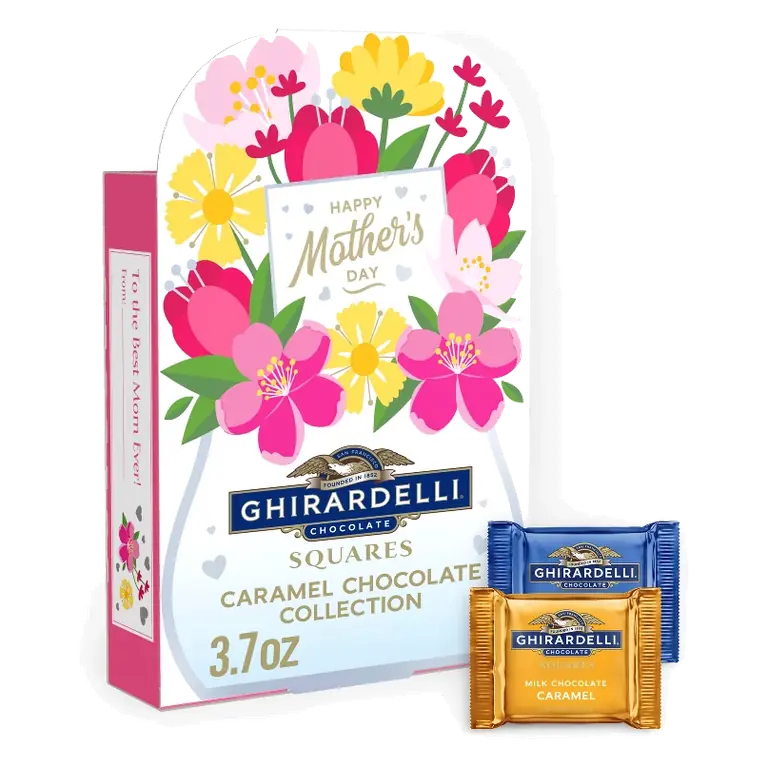 Ghirardelli Mother's Day Square Chocolate Gift Set, 3.7oz