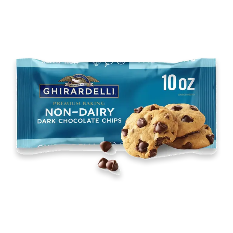 Non-Dairy Dark Chocolate Chips for Baking, Premium Baking Chips