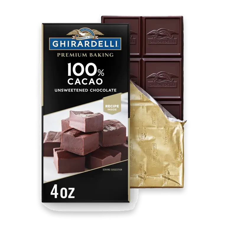 Premium 100% Cacao Unsweetened Chocolate Baking Bar