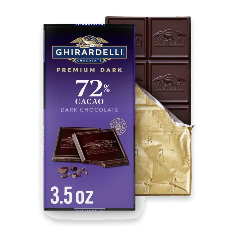 PREMIUM DARK 72% Cacao Dark Chocolate Bar