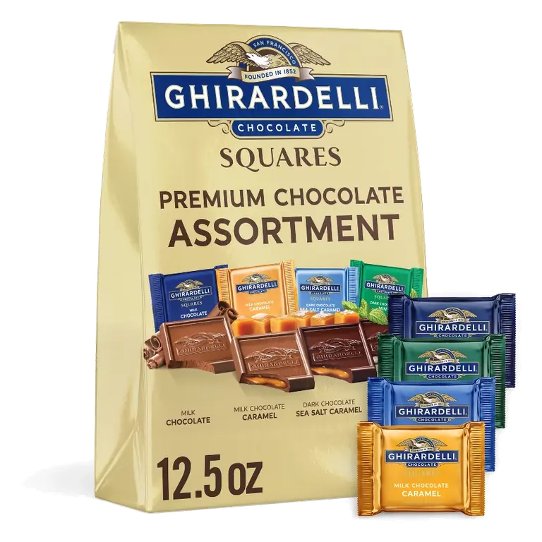 Ghirardelli Premium Square Chocolate Assortment - XL Bag - 12.5oz