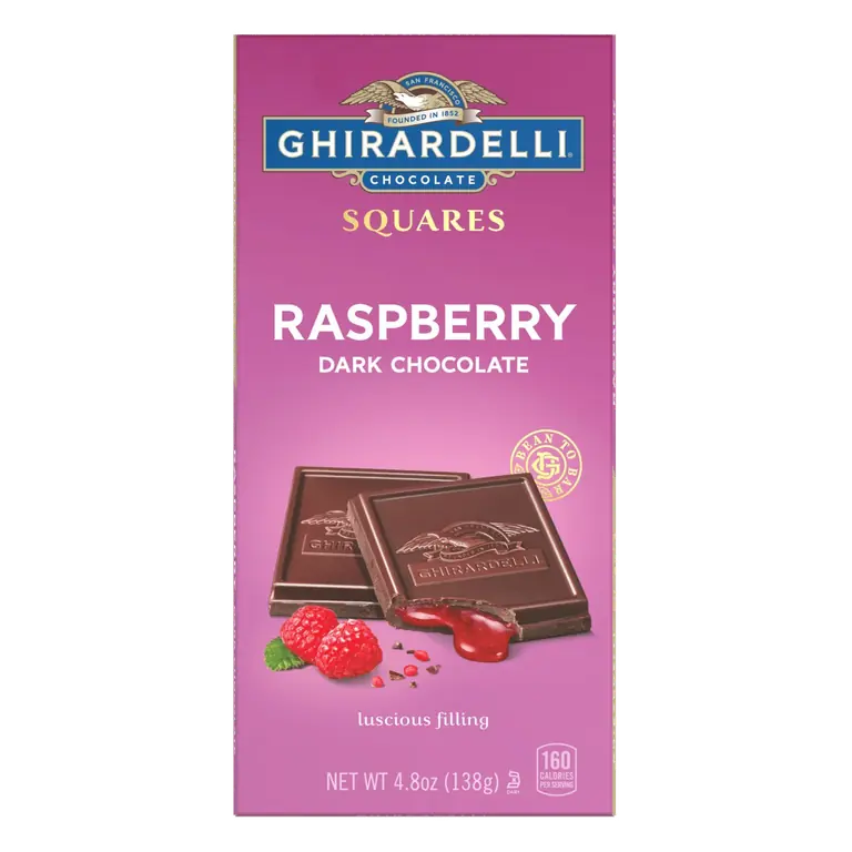 Raspberry Dark Chocolate Squares