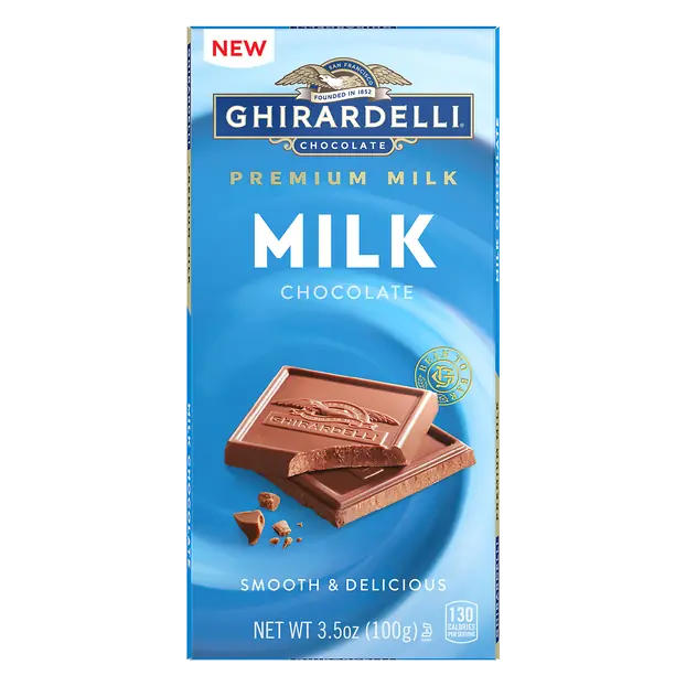 Solid Premium Milk Chocolate Candy Bar