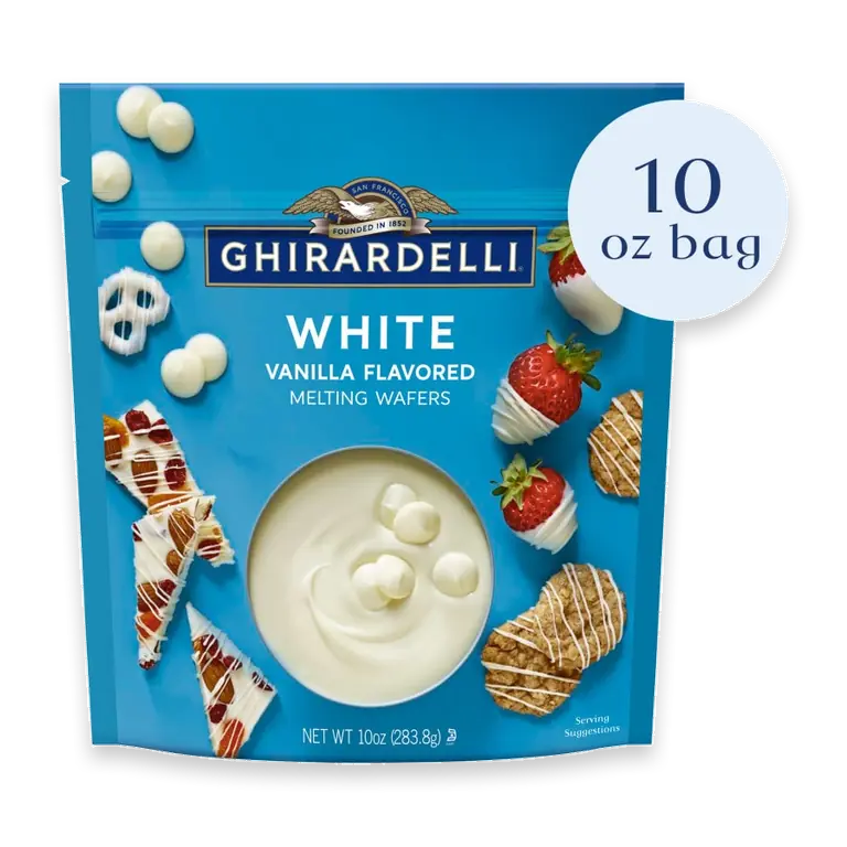 White Vanilla Flavored Melting Wafers