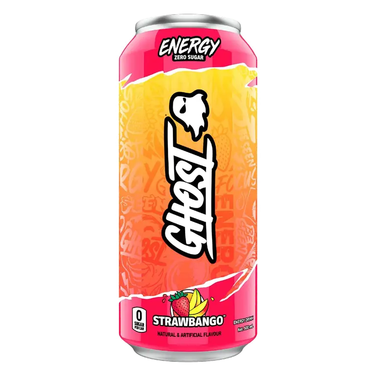 Energy Zero Sugar Strawbango Can