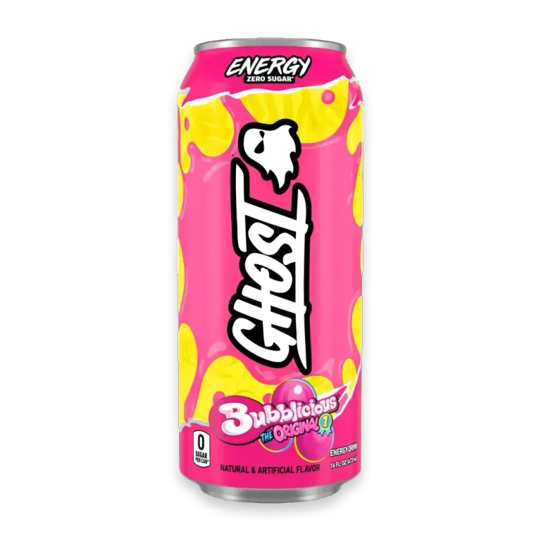 Zero Sugar Bubblicious Original Energy Drink Can