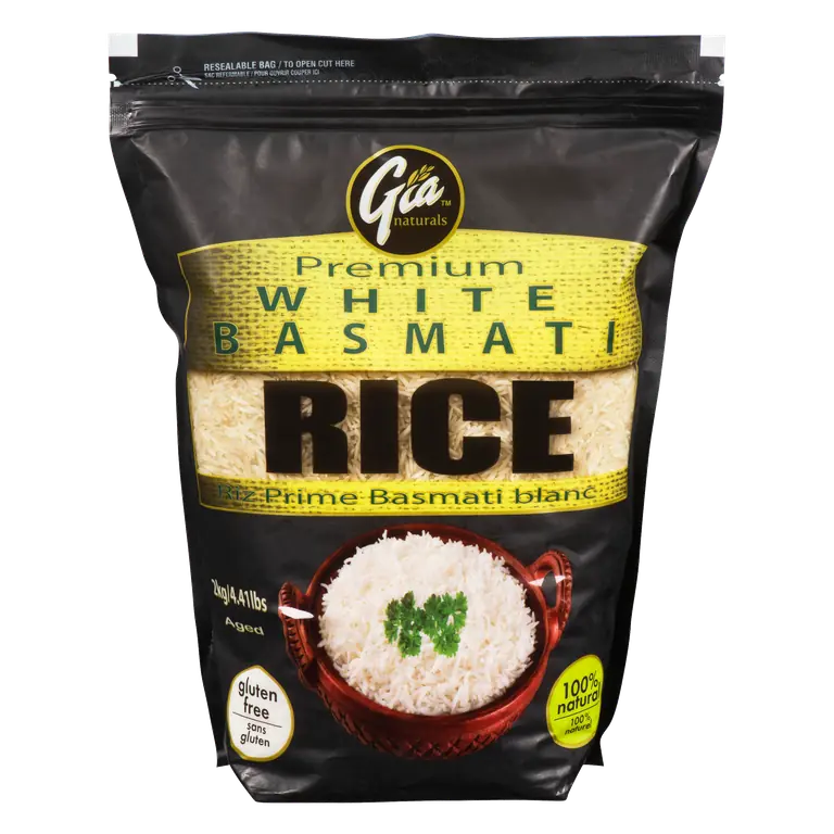 Naturals Premium Rice White Basmati 2 kg