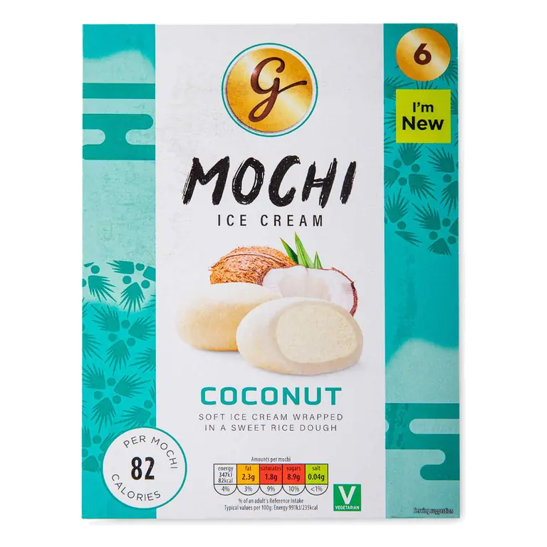 Coconut Mochi Ice Cream 6 Pack