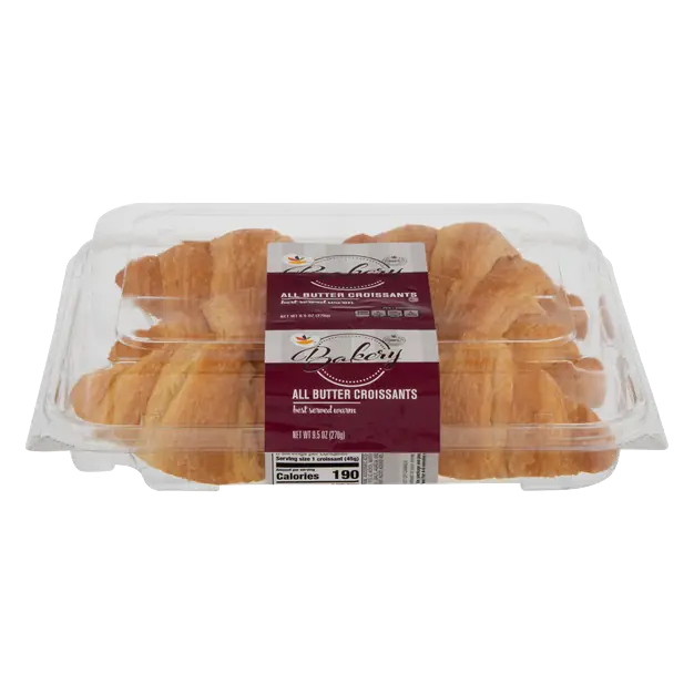 Bakery All Butter Croissants - 6 ct