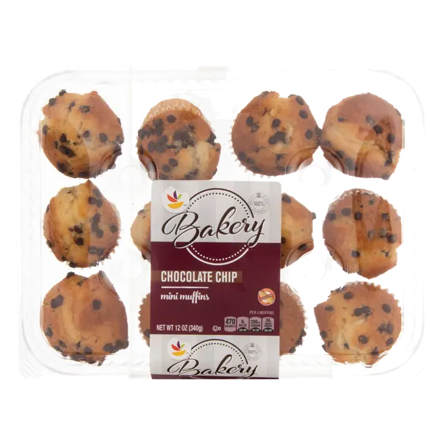 Bakery Chocolate Chip Mini Muffins - 12 ct