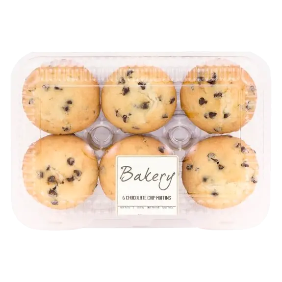 Bakery Chocolate Chip Muffins - 6 ct