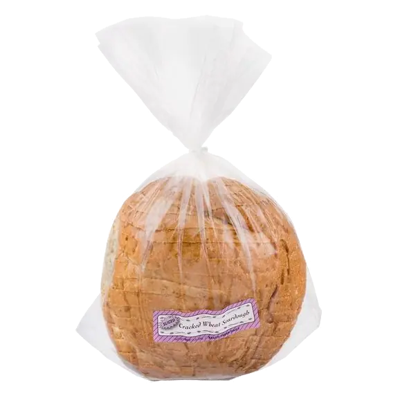 Bakery Cracked Wheat Sourdough Round Sliced Bread Loaf